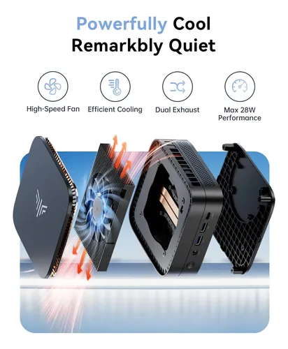 Mini Pc Kamrui Pinova P1 Ryzen 4300u 16 Gb De Ram 256 Gb Ssd 127v