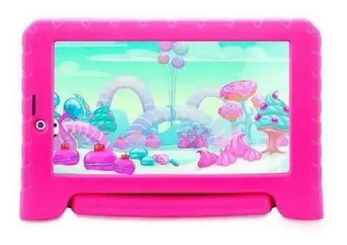 Tablet  Multilaser Kid Pad 3G Plus NB29 7" con red móvil 16GB rosa y 1GB de memoria RAM