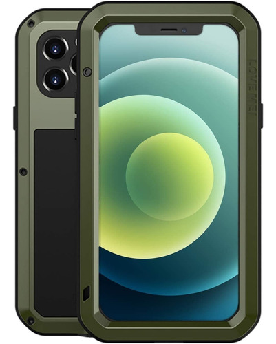 Funda Para iPhone 12 Pro Max - Verde/negra