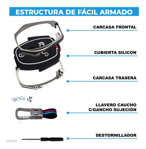 Cys Capa Protetora Para Chaveiro Mercedes-benz E63 Amg 2009