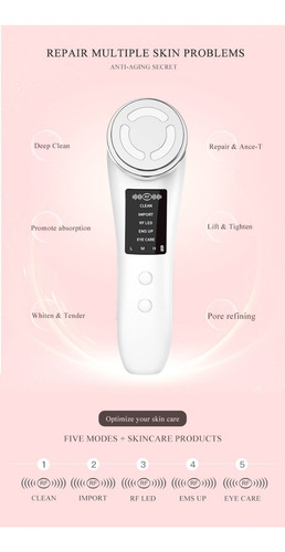 Masajeador De Belleza Para Rostro Y Ojos, Varita Para Cuidad