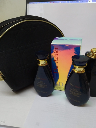 Dior Addict Edp 50ml + Gel Douche+body Lotion + Neceser