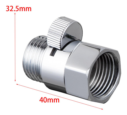 2 Cabezal De Ducha Válvula De Control De Flujo Accesorios