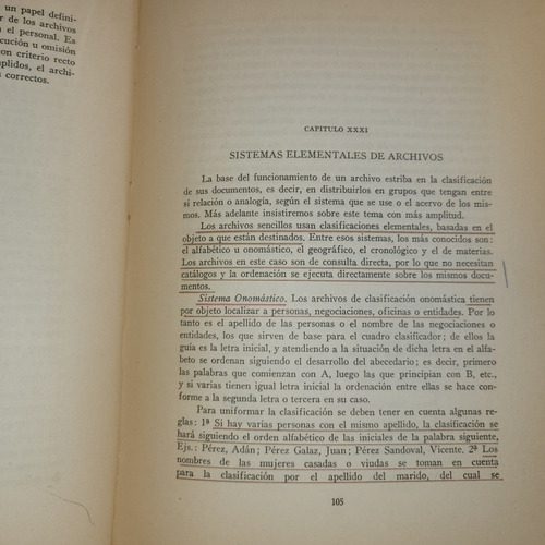 Imagen 9 de 10 de Elementos De Archivologia.ñ Juan De D Perez Galaz