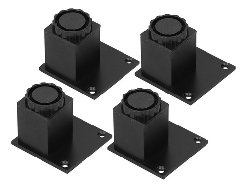 . 4 Unids/set Patas De Muebles De Altura Ajustable Aleación