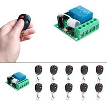 Comprar 10 Controles Remotos Inalámbricos 1rele 12-220v 10a 433mhz