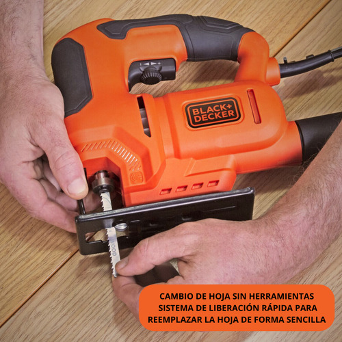 Sierra Caladora Black Decker 400w Ingletadora Madera Bes603