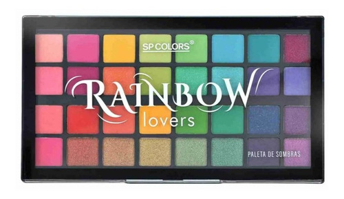 Paleta De Sombras 32 Cores Sp Colors Rainbow Lovers Sp186