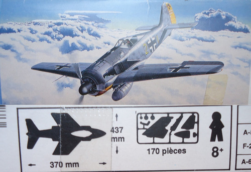 Focke Wulf Fw190 Escala 1/24 Con Detallito No Revell Lodela (Usado)
