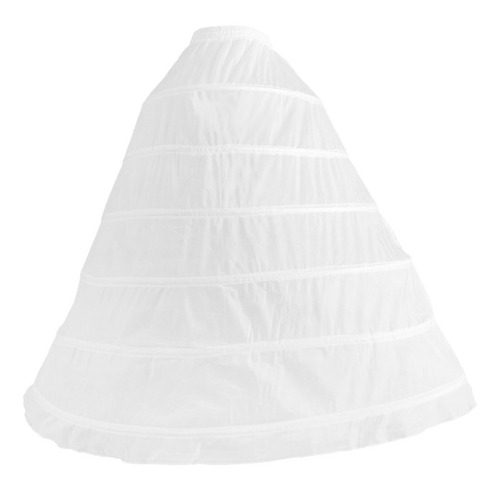 6 Aros Una Línea Debajo De La Crinoline Vestido De Novia