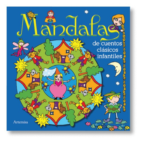 Libro Para Pintar Mandala De Cuentos Clásicos 