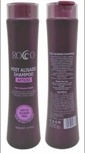 Shampoo Post Alisado