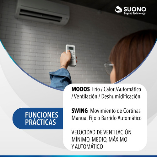 Imagen 6 de 10 de Control Remoto Universal De Aire Acondicionad Frio Calor