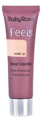 Base de maquiagem em mousse Ruby Rose Base Líquida Feels Base Mousse - 29mL