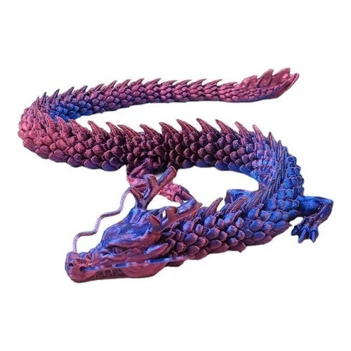 Dragón Articulado De Impresión 3d, Modelo De Dragón; Grande