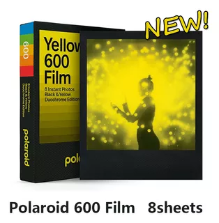 Novo Filme Instantâneo Polaroid 600 Preto E Amarelo