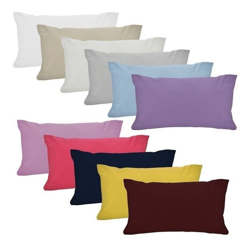 2 Funda Para Almohada 50x70 Y 2 40x40 Con Cremallera
