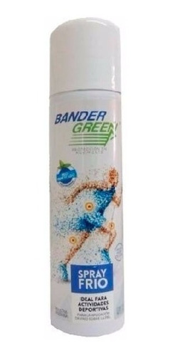 Spray Frio En Aerosol Bander Green Golpes Dolor Futbol Rugby