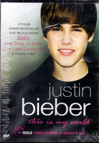 Justin Bieber This Is My World - Dvd Nuevo Orig Cerr - Mcbmi