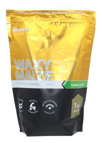 Waxy Maize Growth 1kg Suplemento Para Alto Desempenho Treino