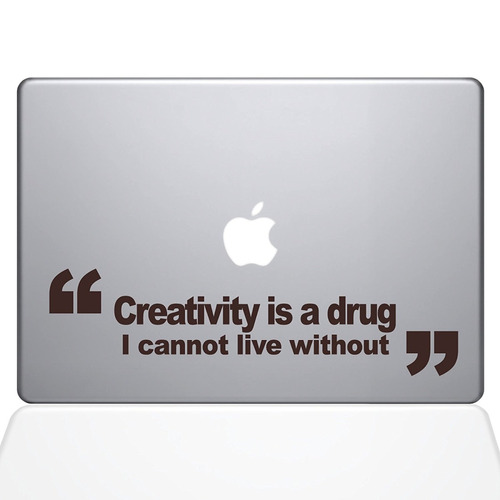 Accesorio Notebook The Decal Guru Creativity Is A Drug 