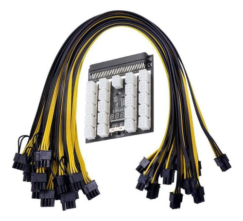 Adaptador De Corriente Pci-e De 12 V Y 21 X 6 Pines, Fuente