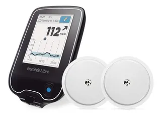 Glucómetro continuo FreeStyle Libre Kit Lector + 2 Sensores negro