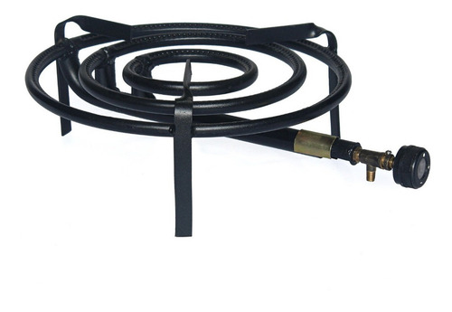Disco De 55 Cm + Mechero Quemador A Gas 47 Cm De 3 Aros