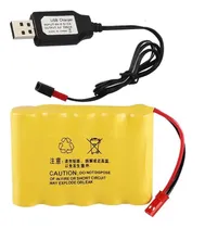 Comprar Bateria 6v 2700mah Aa Plug Jst + Carregador Jst -usb