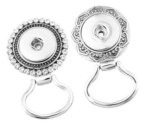 Broche Porta Gafas De 2 Piezas Con Marco De Cristal,