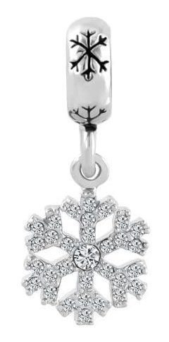 Imagen 2 de 2 de Lifequeen - Abalorio De Copo De Nieve Para Pulseras De Cad