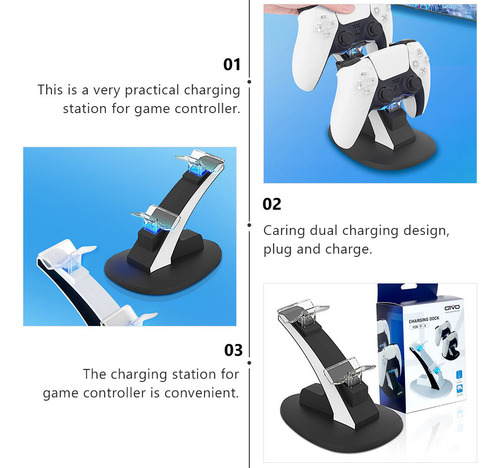 Base De Carga Compatible Con La Base De Carga Doble Ps5