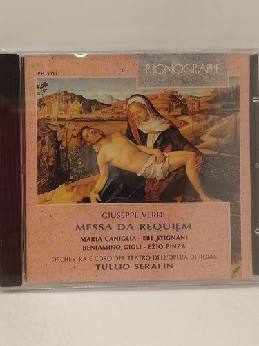 Giuseppe Verdi Messa Da Requiem Cd Nuevo  Disqrg