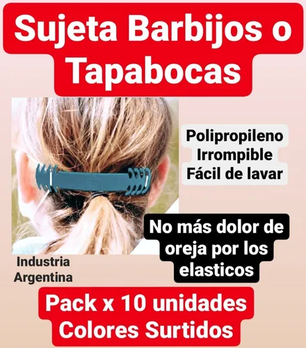 Sujetador de barbijos mercado libre hotsell