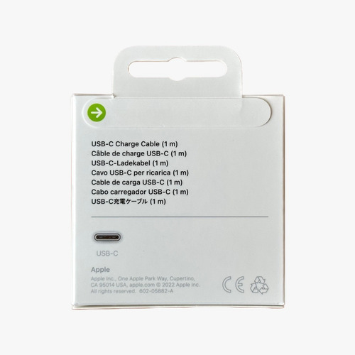 Cable Apple 60w Trenzado Usb-c A Usb-c (1 M) Blanco Original