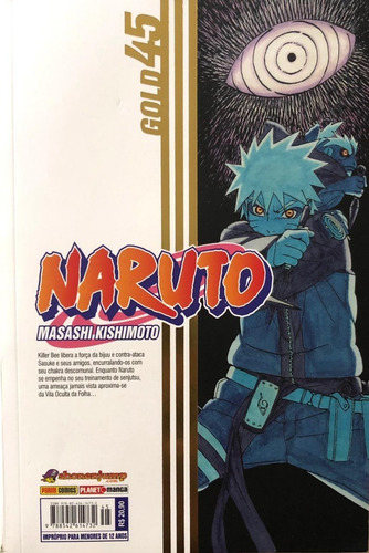 Naruto Gold Edição 45 - Mangá Panini