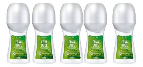 Kit Desodorante Roll-on Erva Doce 50ml (5 Un) - Avon