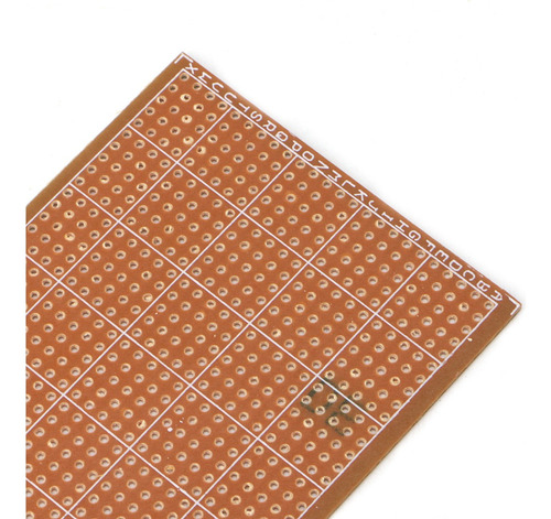 // 5 Piezas 6.5x14.5 Cm Veroboard Sin Cortar Pc Stripboard