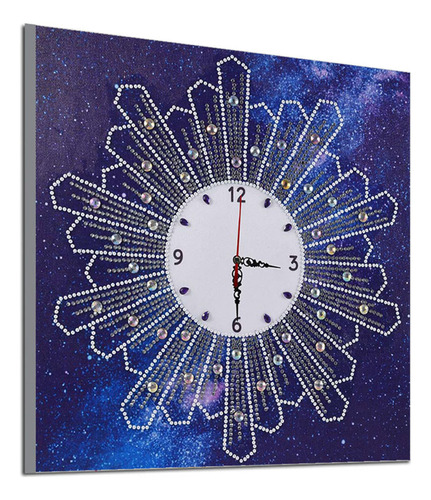 Reloj De Pared R Clock Kits Con Pintura De Diamantes En 5 Di