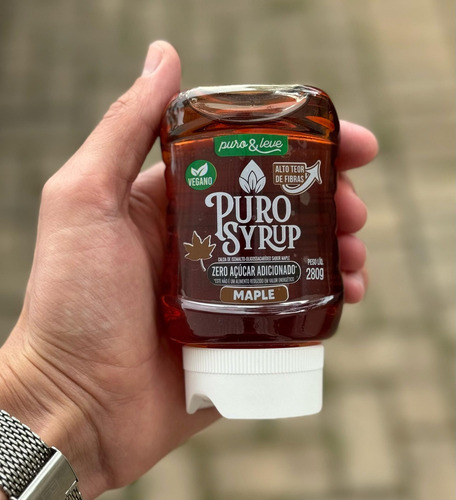 Puro Syrup - Sabor Maple - 280g - Puro E Leve