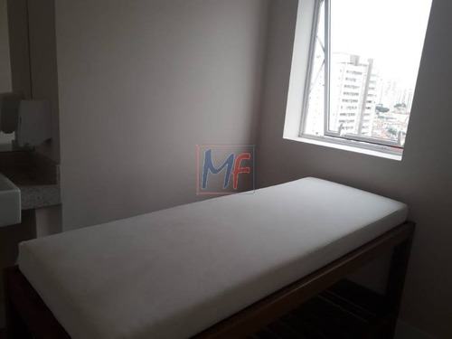 Imagem 6 de 28 de Ref: 10.847 - Lindo Apartamento No Bairro Tatuapé, Com 1 Dorm, Banheiro, 1 Vaga, Área De Serviço, Sacada Grande, São 47 M² De Área Útil. - 10847