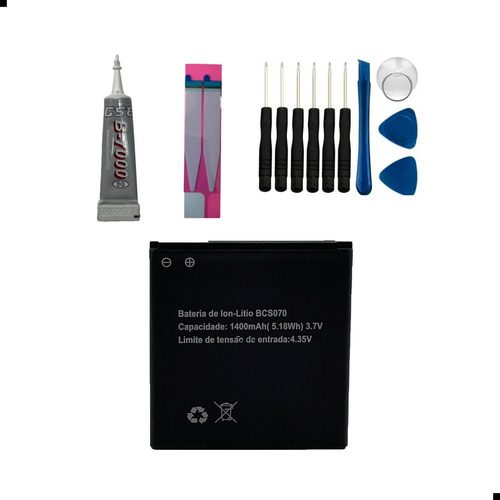 Flex Carga Bcs070 Compativel Com Ms40g P9070 +kit Reparo