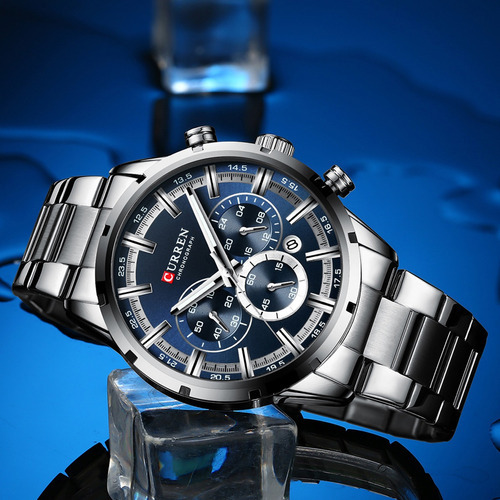 Reloj Curren 8355 Luxury Classic Business Quartz para hombre 3a