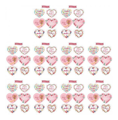 2 Paquete De 2-4 Pegatinas De 60x Happy 2 Piezas