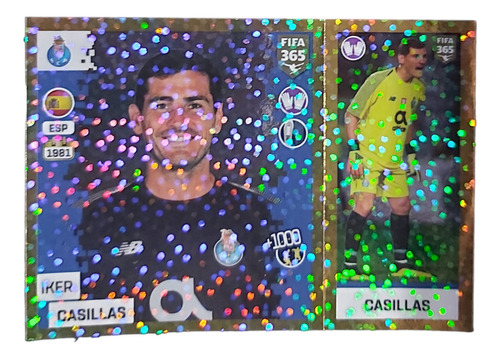 Figurita Iker Casillas Fifa 365 2018-2019