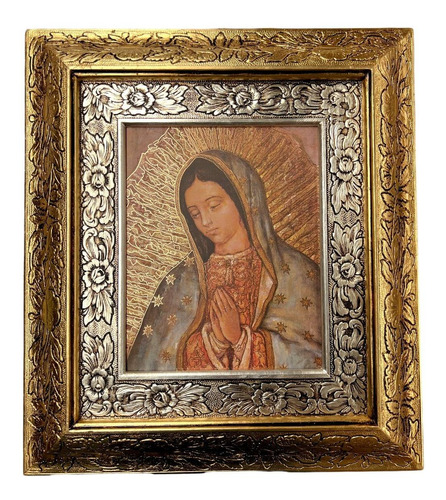 Cuadro Busto Virgen De Guadalupe 45x40 Cm A#1 Vg2