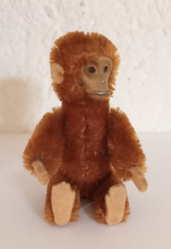 Mono De Peluche Antiguo Alemán Marca Schuco Años 20