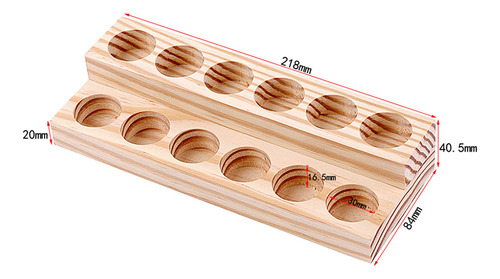 Estuche De Transporte De Aceites Esenciales De Madera