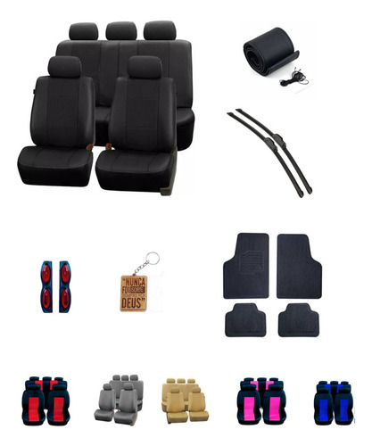 Kit Completo Capa Banco Acessorios Etios 2018 1.3 16v X