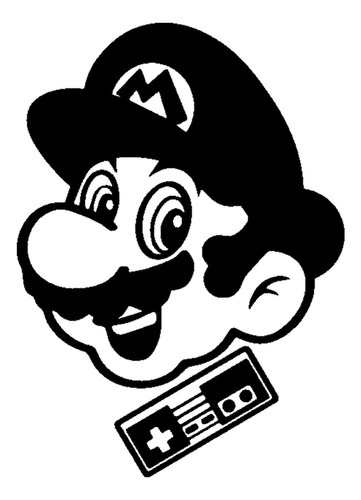 Vinilo Decorativo Videojuegos Retro Mario Bros